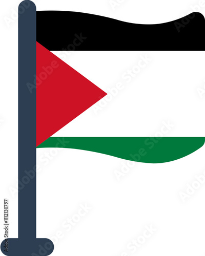 Palestine Flag Rounded Free Download Palestine Flag Rounded - GFXLoad