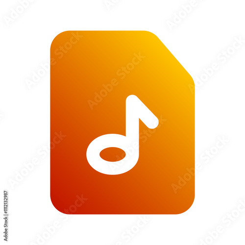 mp3 gradient icon