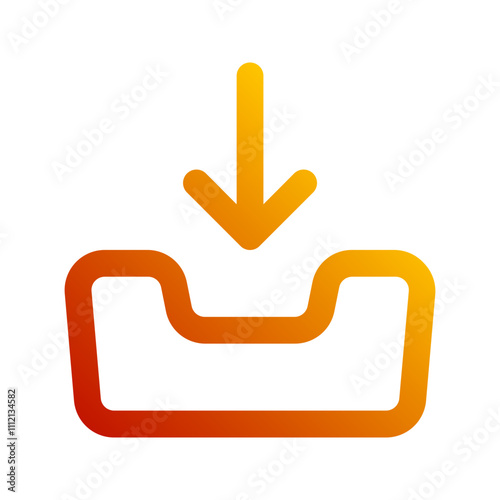 inbox gradient icon