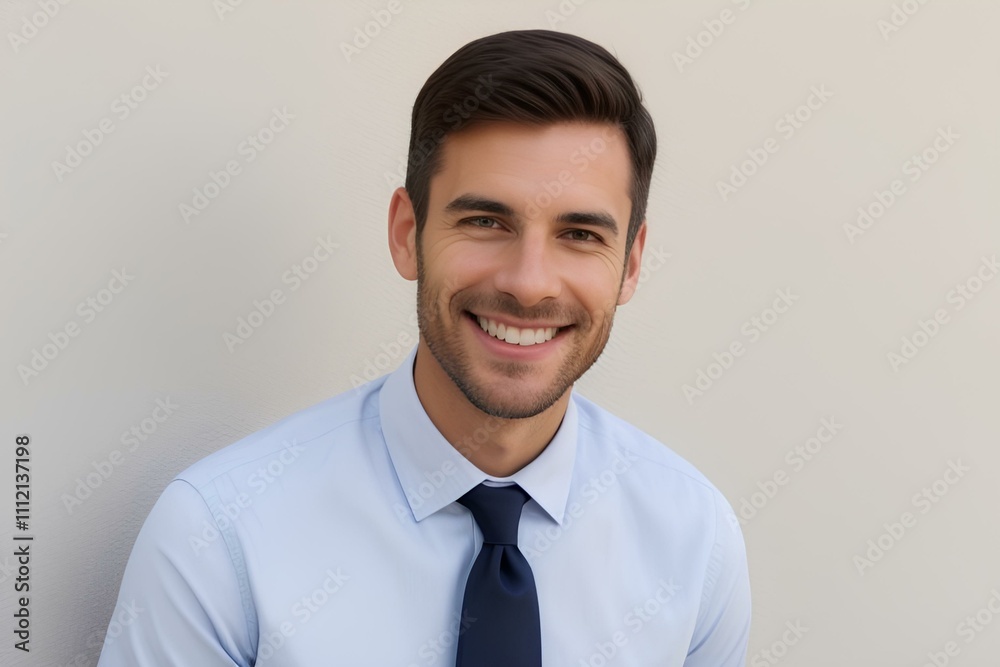Portrait of a male teacher, confident, smiling Portrait of a male teacher, confident, smiling