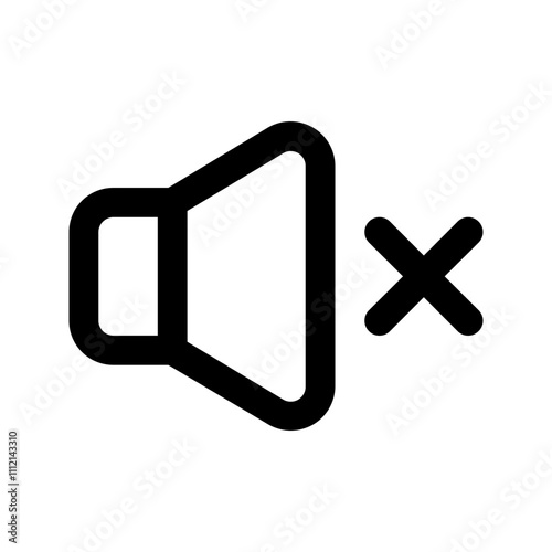 silent line icon