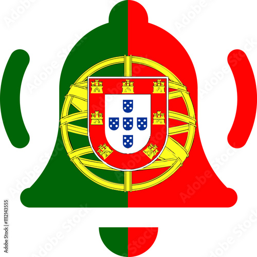 Portugal Flag On Alarm