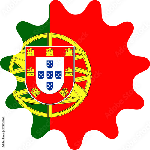 Portugal Flag Smooth Sides Icon