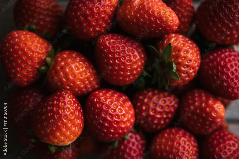 Strawberries close up Strawberries close up