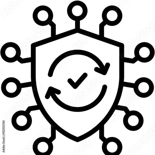 cyber security update icon