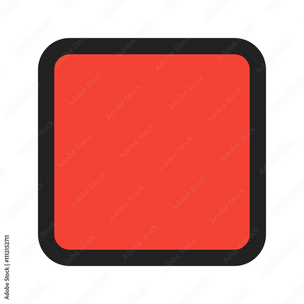 stop button line color icon stop button line color icon