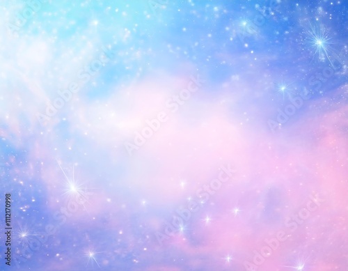 Mystical magic background with stars, galaxy, Universe in pink blue colors, Mystic magic cloudy sky with galaxy and stars like spiritual mystic mystical magic fantasy and artistic background. pastel