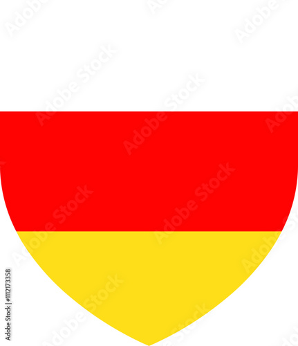 South Ossetia Flag on Shield Shape Free Download South Ossetia Flag on Shield Shape - GFXLoad