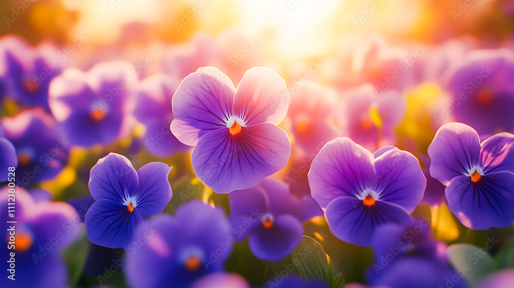 Captivating Beauty: A Gorgeous Purple Flower Blooming in a Stunning Spring Garden Captivating Beauty: A Gorgeous Purple Flower Blooming in a Stunning Spring Garden