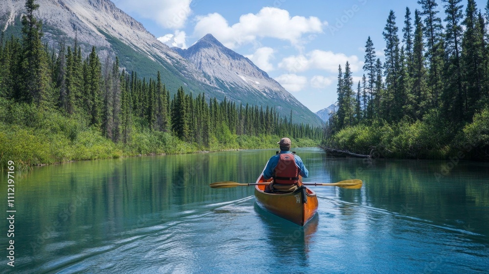 Serene Mountain River Canoe Trip Serene Mountain River Canoe Trip