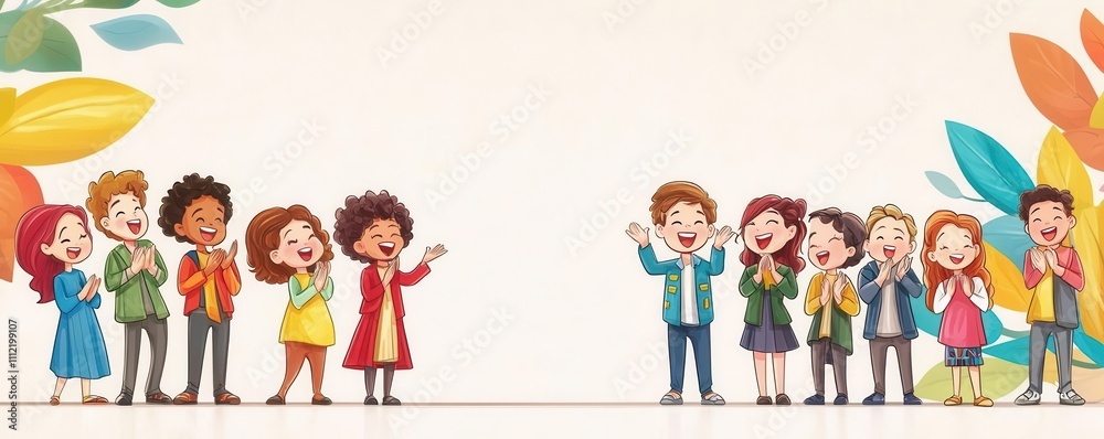 Animated scene of a gospel choir singing energetically, clapping hands, cheerful ambiance, 4K cartoon animation style Animated scene of a gospel choir singing energetically, clapping hands, cheerful ambiance, 4K cartoon animation style