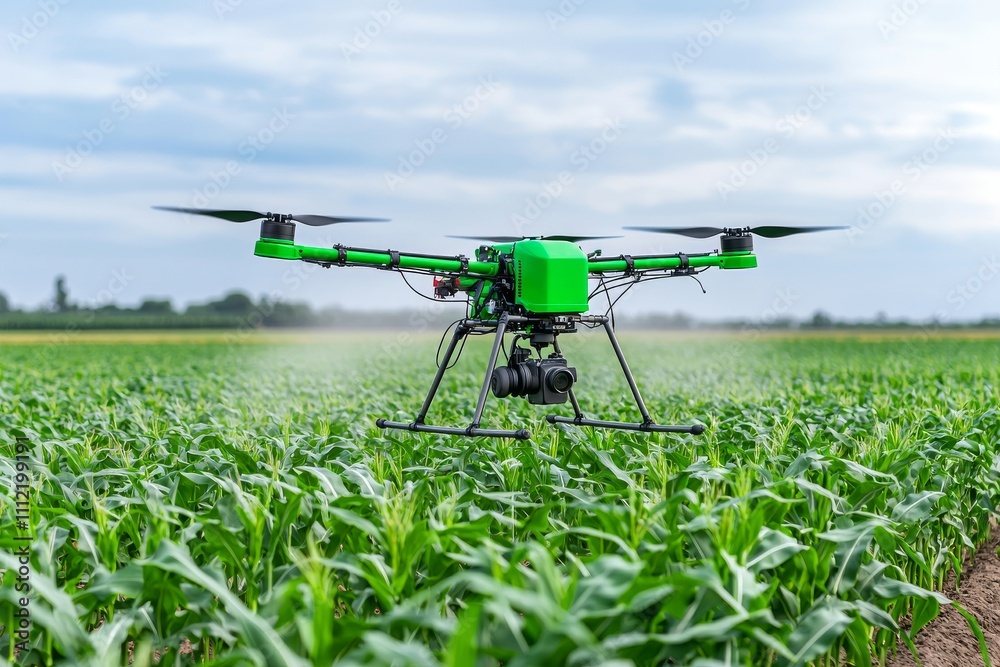 Modern agricultural innovations include industrial drones that hover over green fields, dispensing helpful pesticides to enhance productivity and eradicate harmful pests. Modern agricultural innovations include industrial drones that hover over green fields, dispensing helpful pesticides to enhance productivity and eradicate harmful pests.