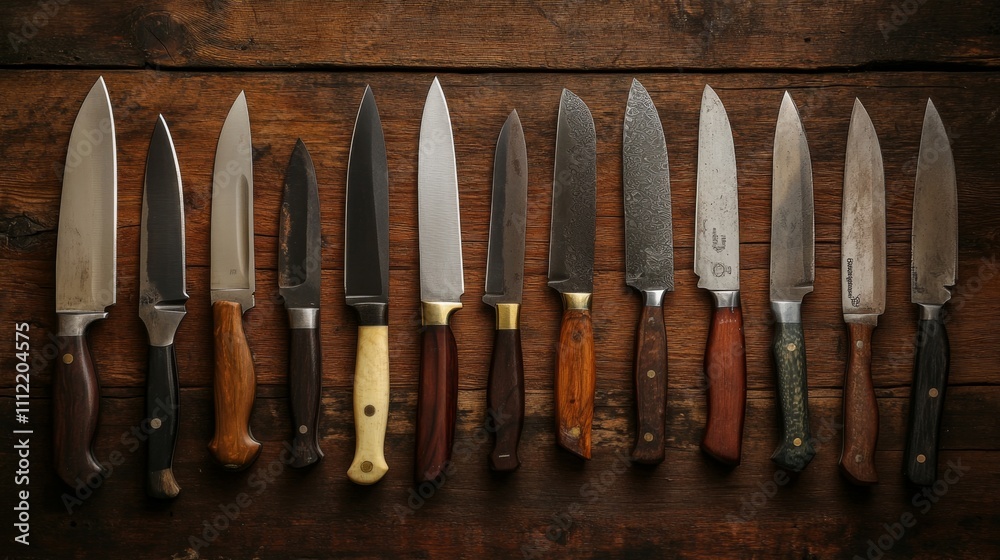 Elegant Collection of Handcrafted Knives Elegant Collection of Handcrafted Knives