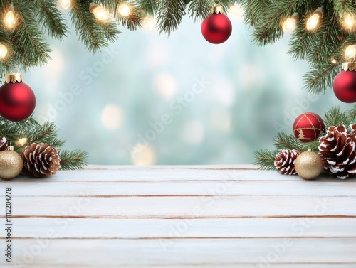 Abstract holiday SALE poster swirling elements of red and green