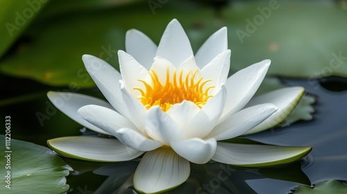 Pond lily flower