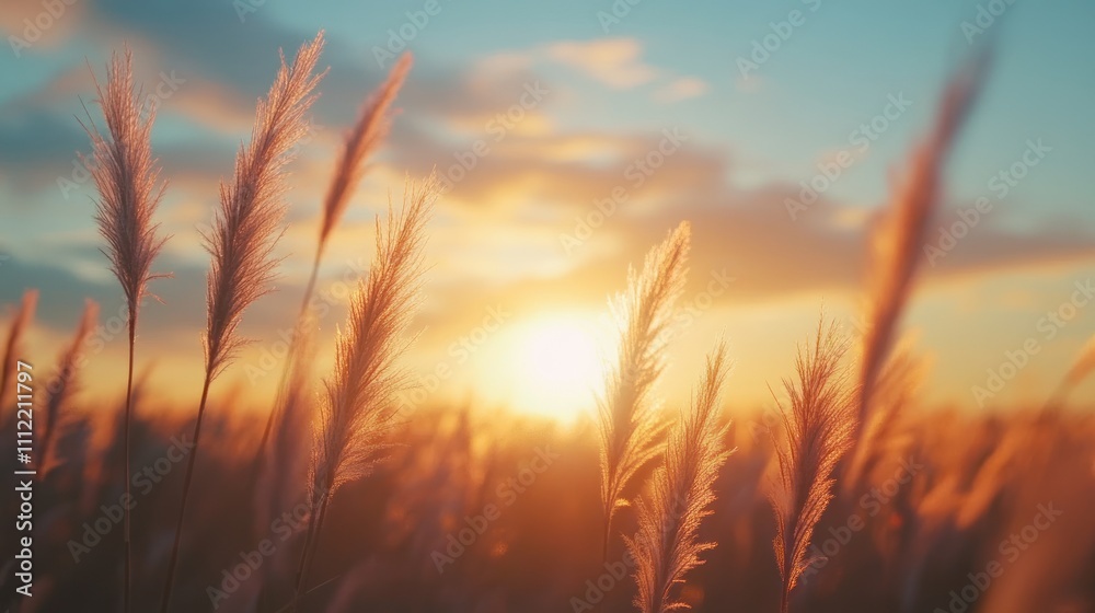 sunset in the field sunset in the field