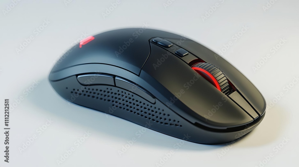 Wireless Computer Mouse on a White Background Wireless Computer Mouse on a White Background