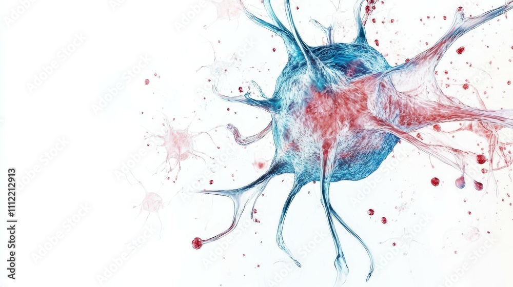 Brain synapse isolated on white background Brain synapse isolated on white background