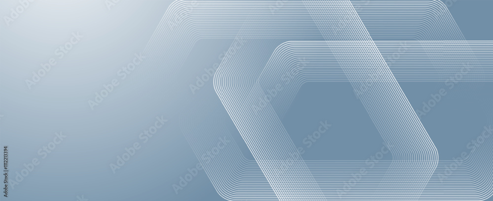 Health care or medical scientific abstract background with hexagons. Geometric stripe line art design for poster, brochure, cover, banner, header, website