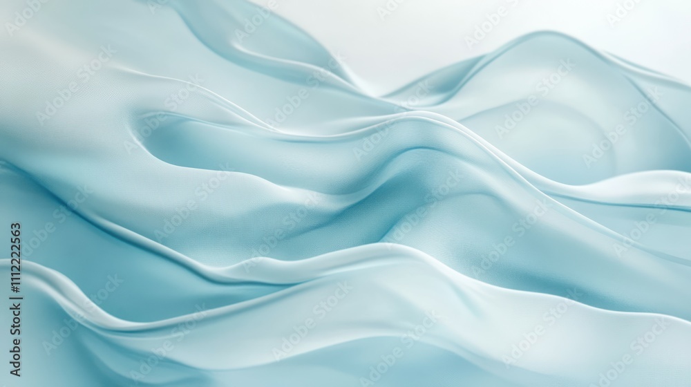 Obraz premium Blue white pastel gradient background smooth light blue abstract grainy poster banner