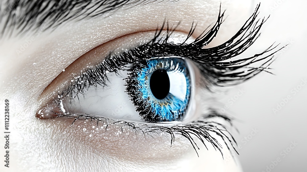 Fototapeta premium Eye close-up view