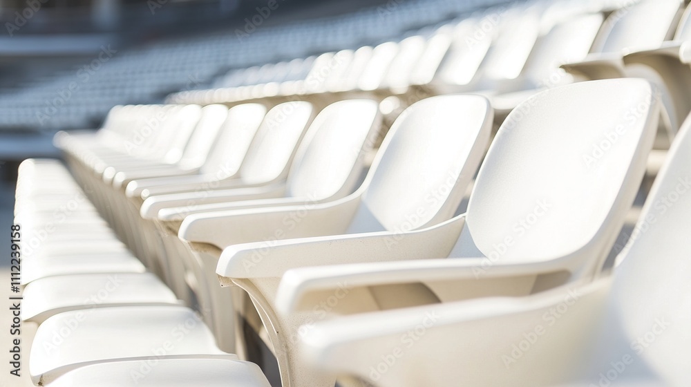 Empty stadium seats, a silent testament to the absence of fans, symbolizing the void left by the lack of human connection and shared experiences in the face of challenges. Empty stadium seats, a silent testament to the absence of fans, symbolizing the void left by the lack of human connection and shared experiences in the face of challenges.