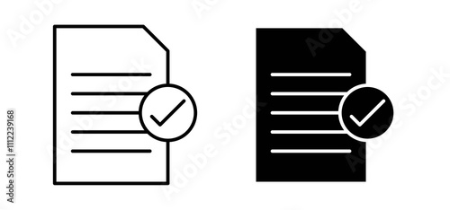 Compliance icons in black filled and outlined style