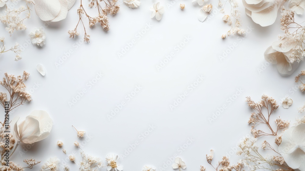 Frame isolated on white background