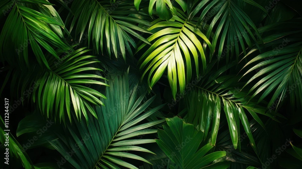 Frame of palm leaves Frame of palm leaves