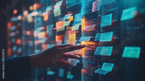 Metadata Tagging and Taxonomy Structures, the concept of digital data organization with an image showing metadata tagging and taxonomy structures being applied to files and documents