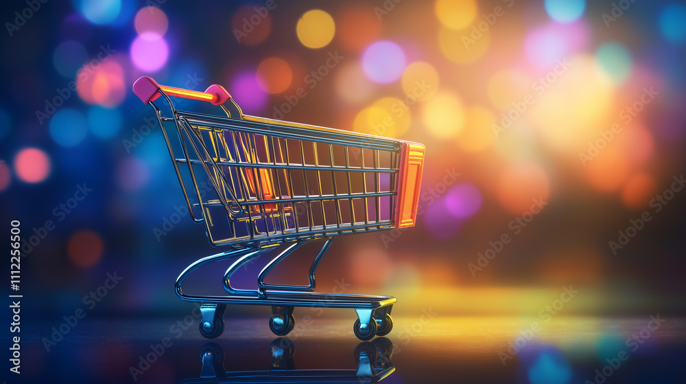 shopping cart online shopping. business concept