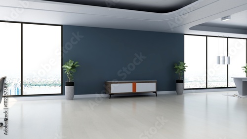 blank wall for logo mockup