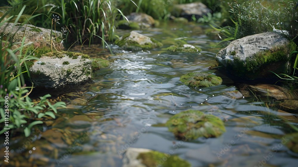 Stream Pond Realistic Stream Pond Realistic