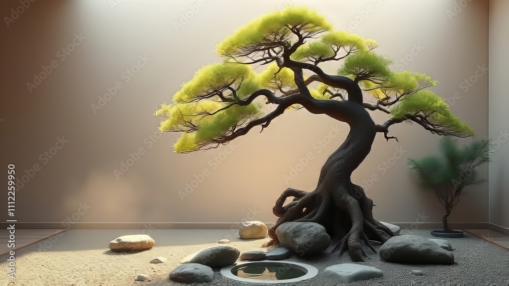 Minimalist Zen Garden Bonsai Centerpiece - Giant Bonsai Minimalist Zen Garden Bonsai Centerpiece - Giant Bonsai