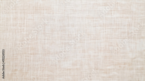 A close-up of the texture and color of beige linen fabric