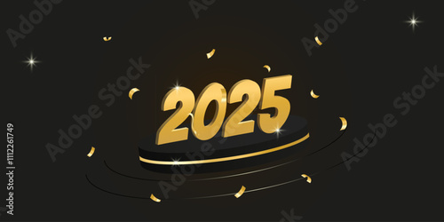 New year backgound, 2025