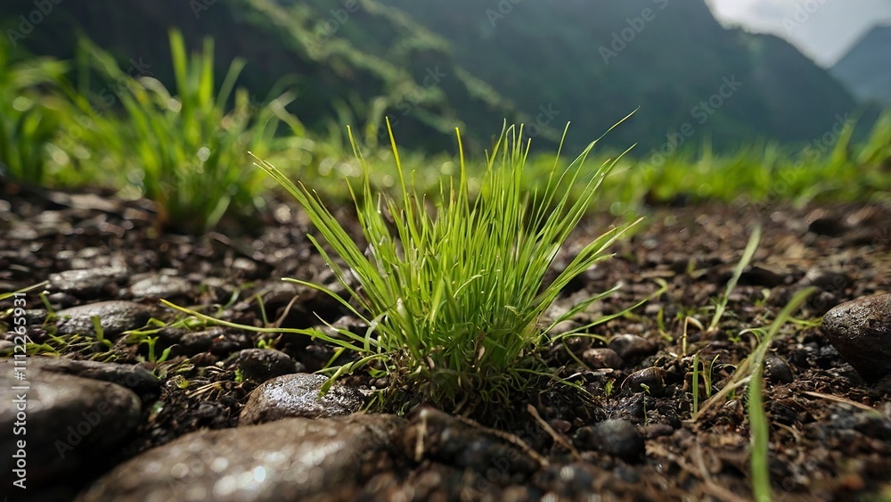 green grass and blue sky green grass and blue sky