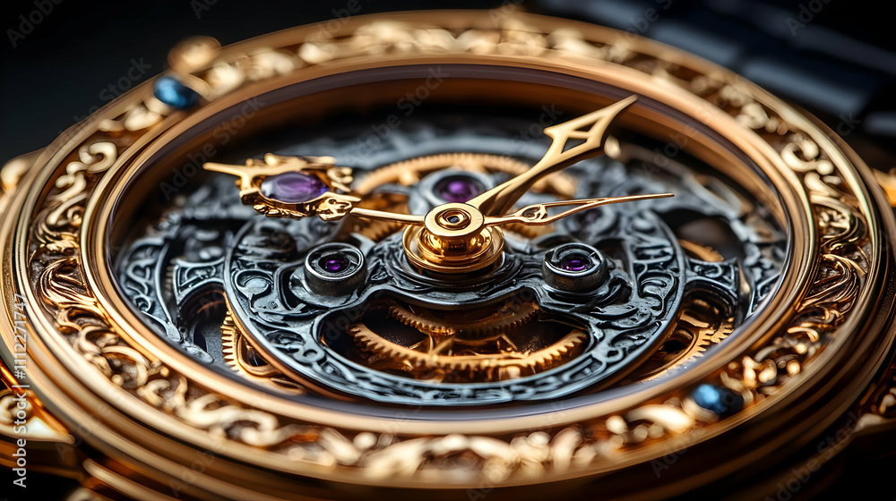 Background with metal cogwheels a clockwork Background with metal cogwheels a clockwork