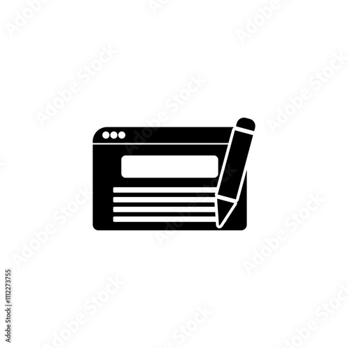 Blog News. Marketing icon. advertisement Business and Finance vector icon.