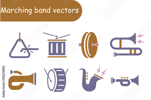 Marching band vector design 