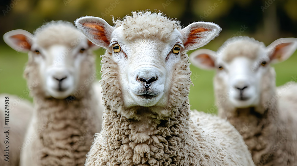Sheep in a Field: Fluffy, Calm, Peaceful Farm Animals Sheep in a Field: Fluffy, Calm, Peaceful Farm Animals