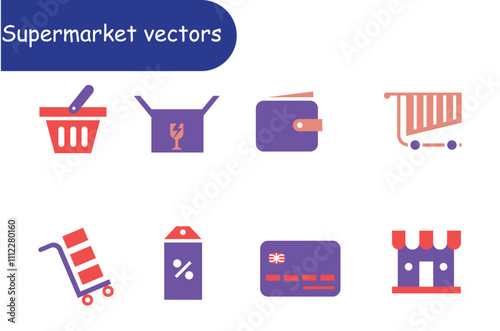Supermarket vector design 
