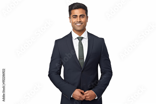  Smiling indian business men in suits on white background. Men in business attire. Rich men. Business manager. Startup boss. Indian men. American man. Isolated image. Png.