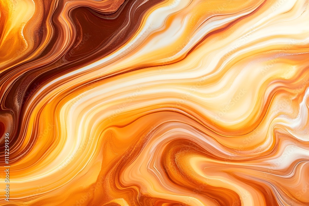Mesmerizing Fluid Marble Effect with Warm Amber and Earthy Tones for Advertising and Promotional Designs Mesmerizing Fluid Marble Effect with Warm Amber and Earthy Tones for Advertising and Promotional Designs