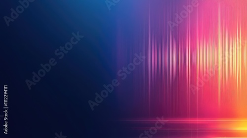 Vibrant abstract background with colorful light gradients and smooth lines.