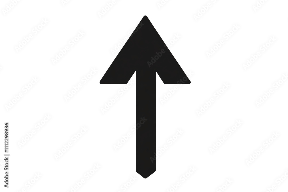 a black arrow pointing up a black arrow pointing up