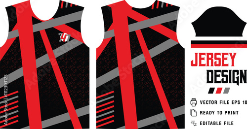 New Sports  Jersey Design Uniform Template,