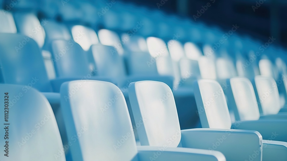 Empty stadium seats, a silent testament to the absence of fans, symbolizing the void left by the lack of human connection and shared experiences in the face of challenges. Empty stadium seats, a silent testament to the absence of fans, symbolizing the void left by the lack of human connection and shared experiences in the face of challenges.