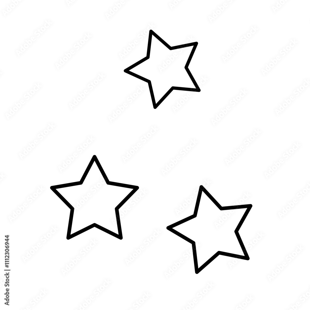 Gold stars vector background Gold stars vector background