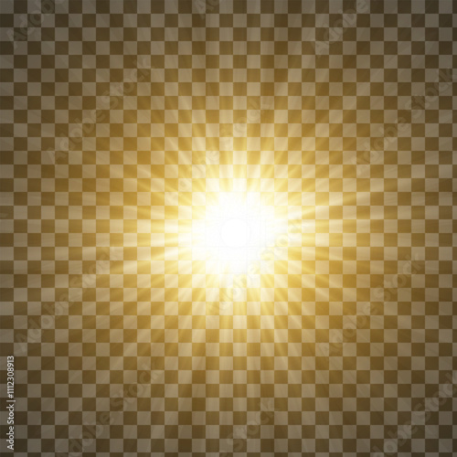 Png light effect. Spotlight spark. Stadium Lighting. Sunlight, Spot lighting with insert bams of ICE strobes. Bring in the spotlight with a star.